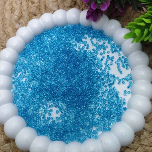 Sugar Beads Dark Blue - 2mm (10g)