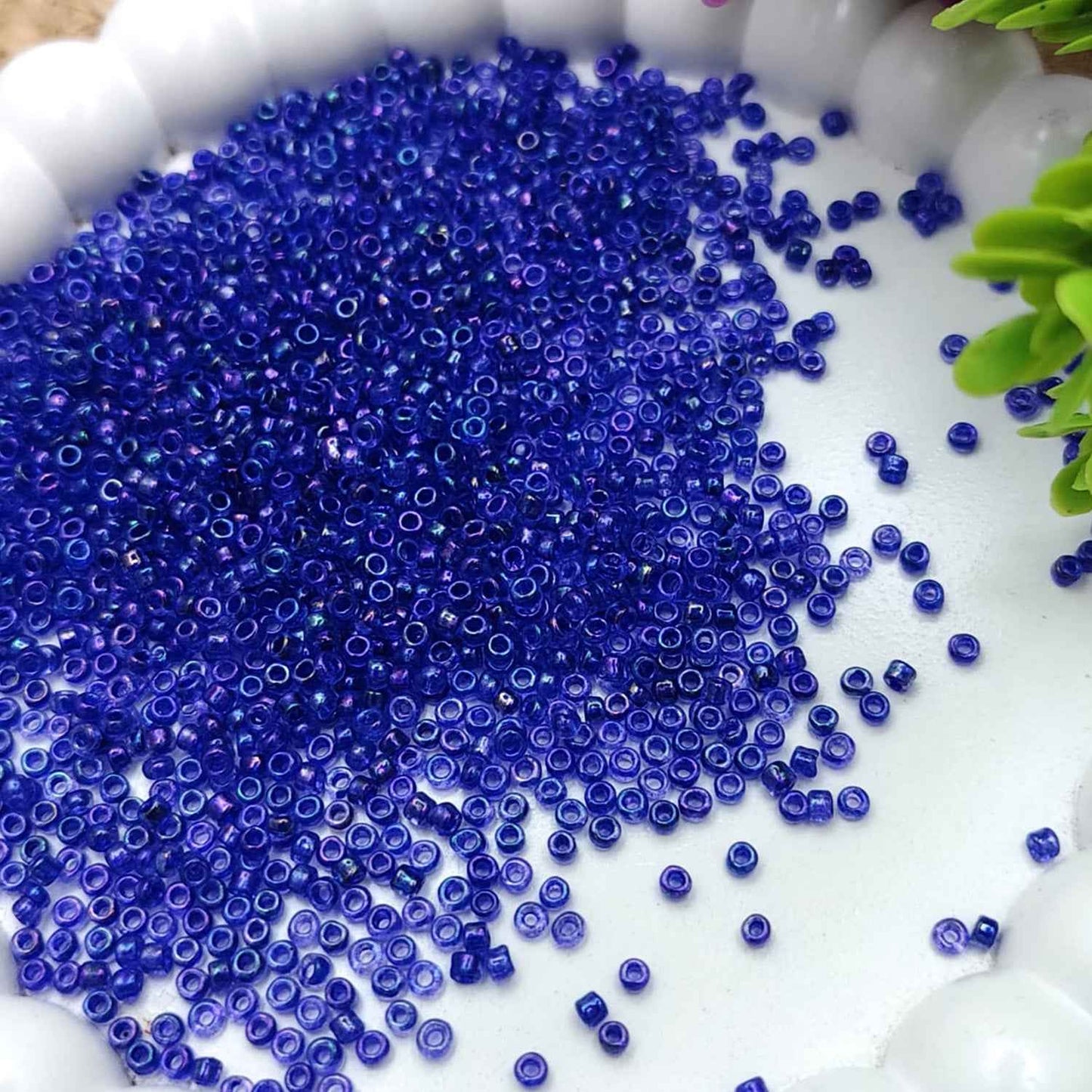Sugar Beads Navy - 2mm (10g)