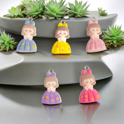 Girl Doll Charm - Multicolor
