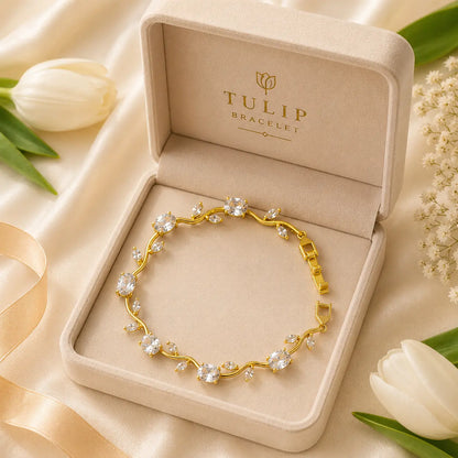 Tulip Bracelet - White - Eva Fashion and Craft