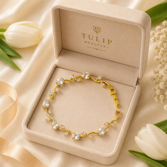 Tulip Bracelet - White